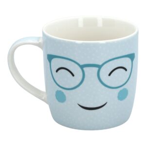 R2S Sir Print Porcelain Coffee Mug Blue 320ml R2S Sir Print Porcelain Coffee Mug Blue 320ml